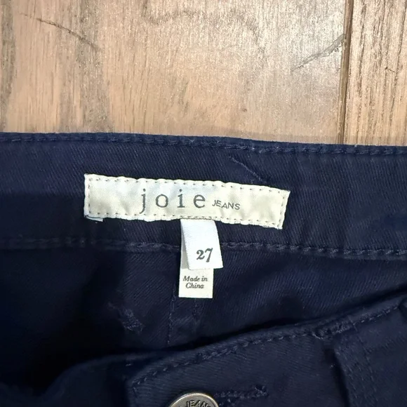 Joie Utility Moto Skinny Pants – Navy Blue | Size 27 - Picture 2 of 5